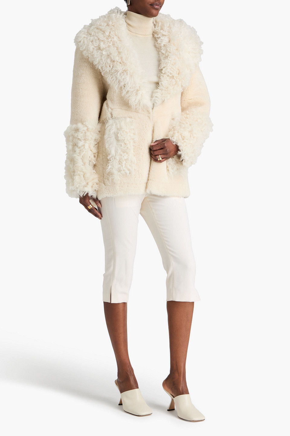  Jacquemus - Jacke Aus Shearling - Weiß - Fr 32 