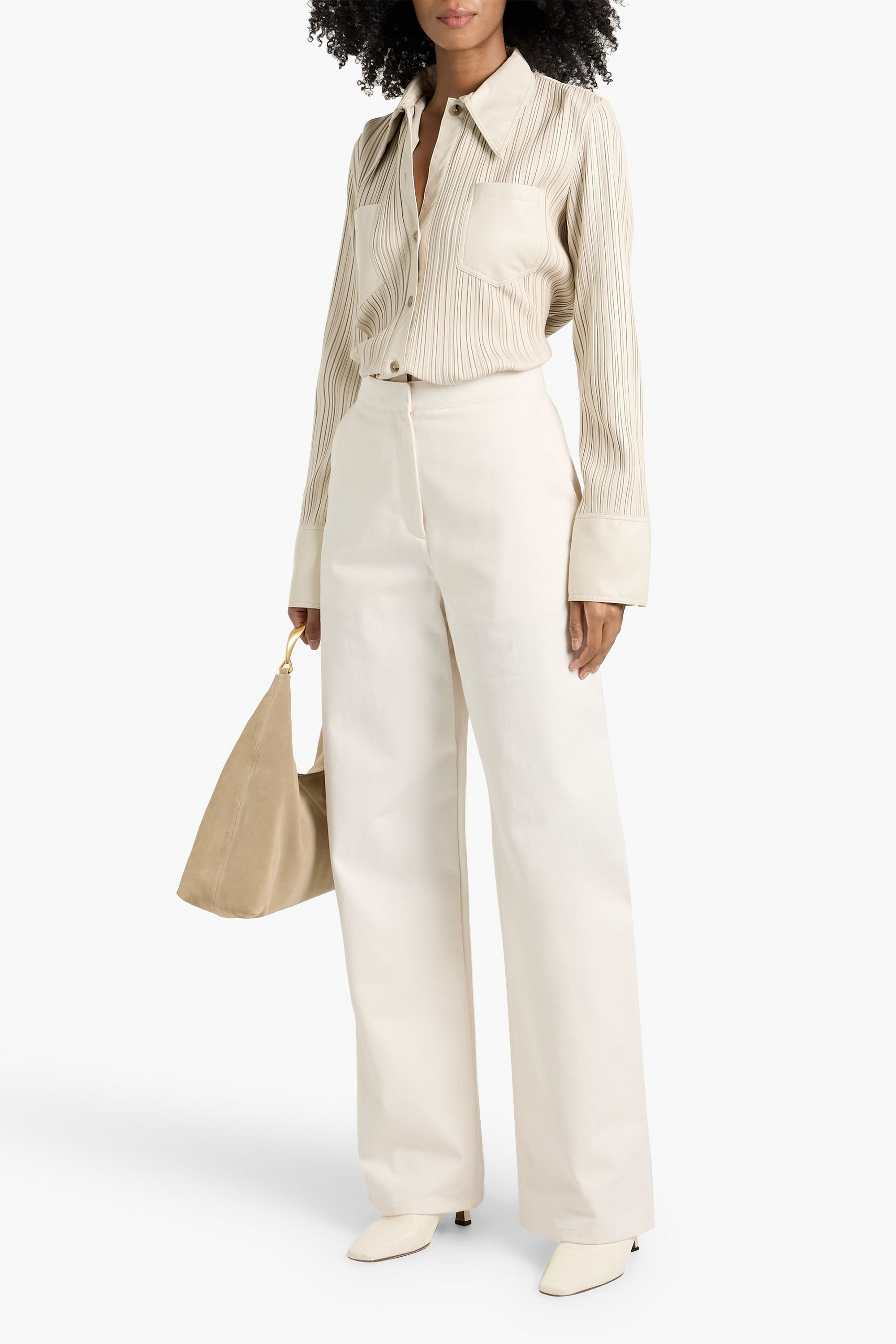Fforme Jagger cotton-twill wide-leg pants