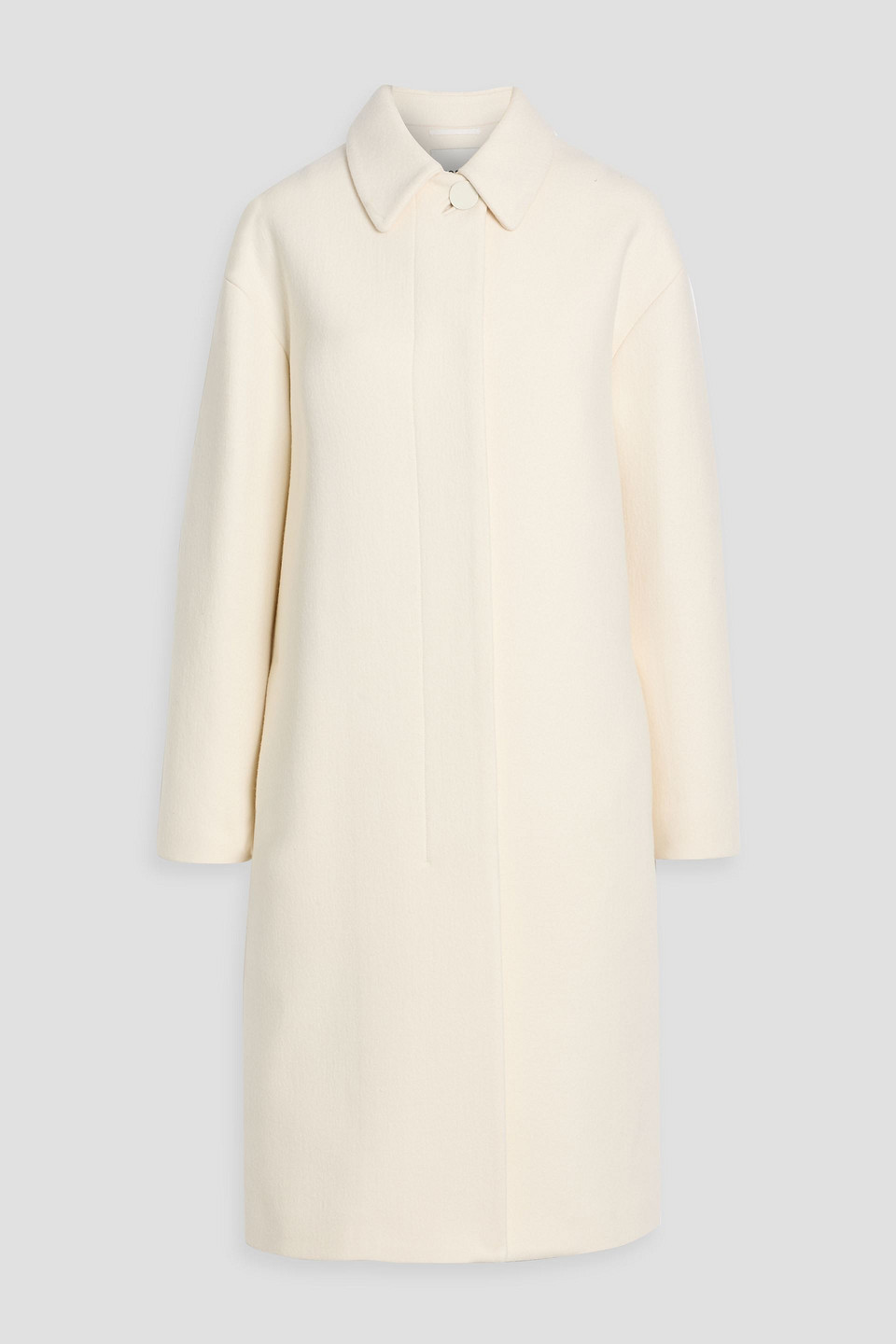 Fforme Jamie Wool-felt Coat In Neutral