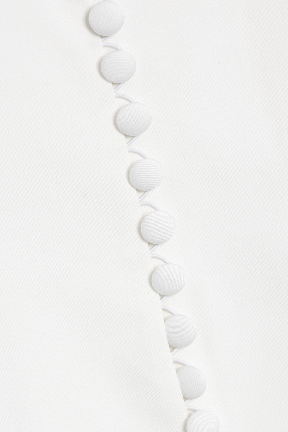 Fforme Yancy Cropped Tailcoat Jacket In White
