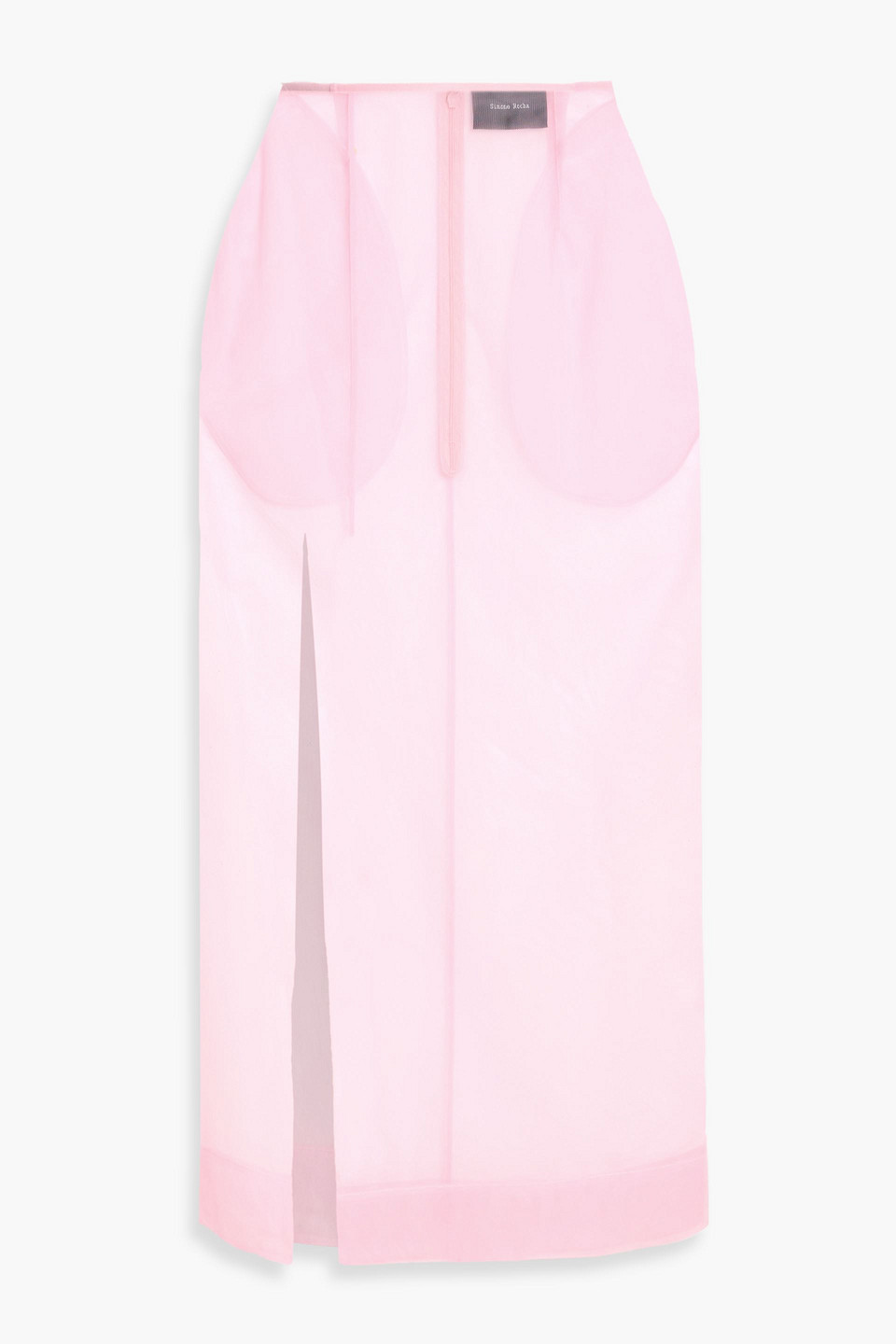 Simone Rocha Tulle Midi Skirt In Pink