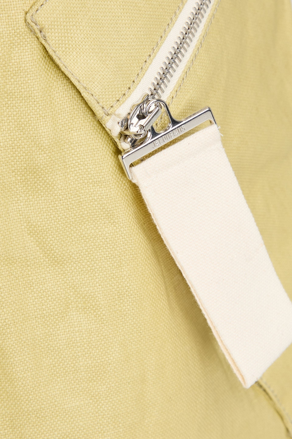 Jacquemus Coated Linen Cargo Pants In Multi