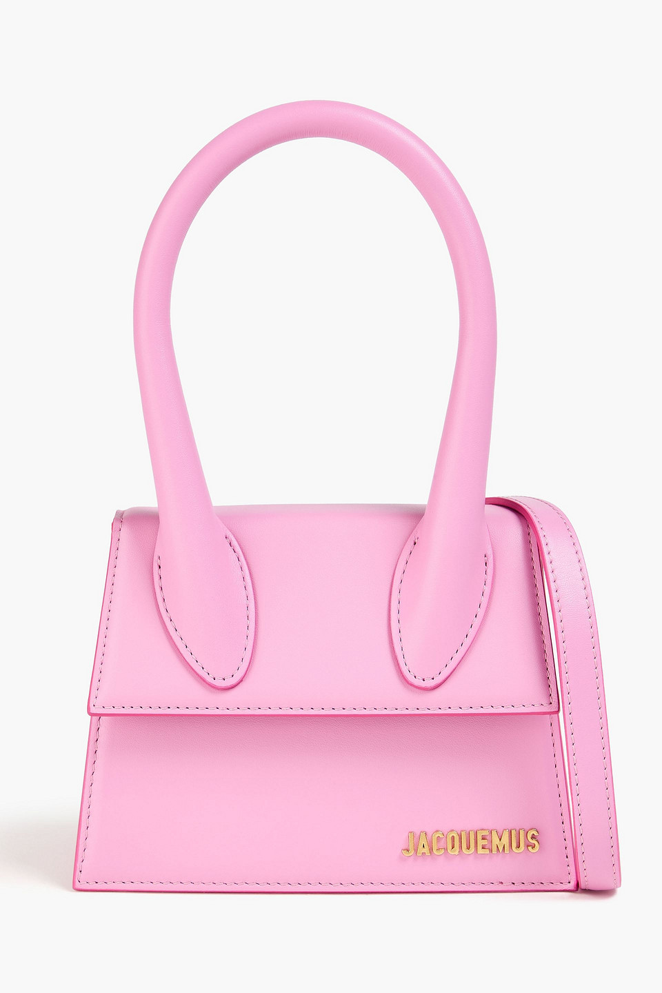 Jacquemus Le Chiquito Moyen Leather Tote In Pink
