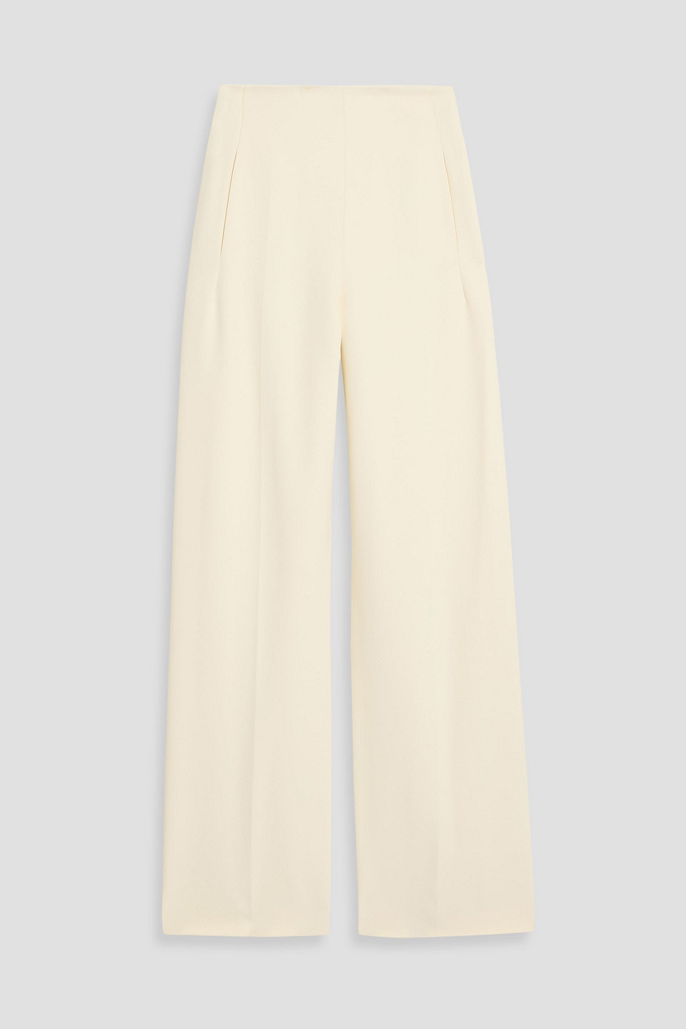 Fforme Peyton Crepe Wide-leg Pants In White