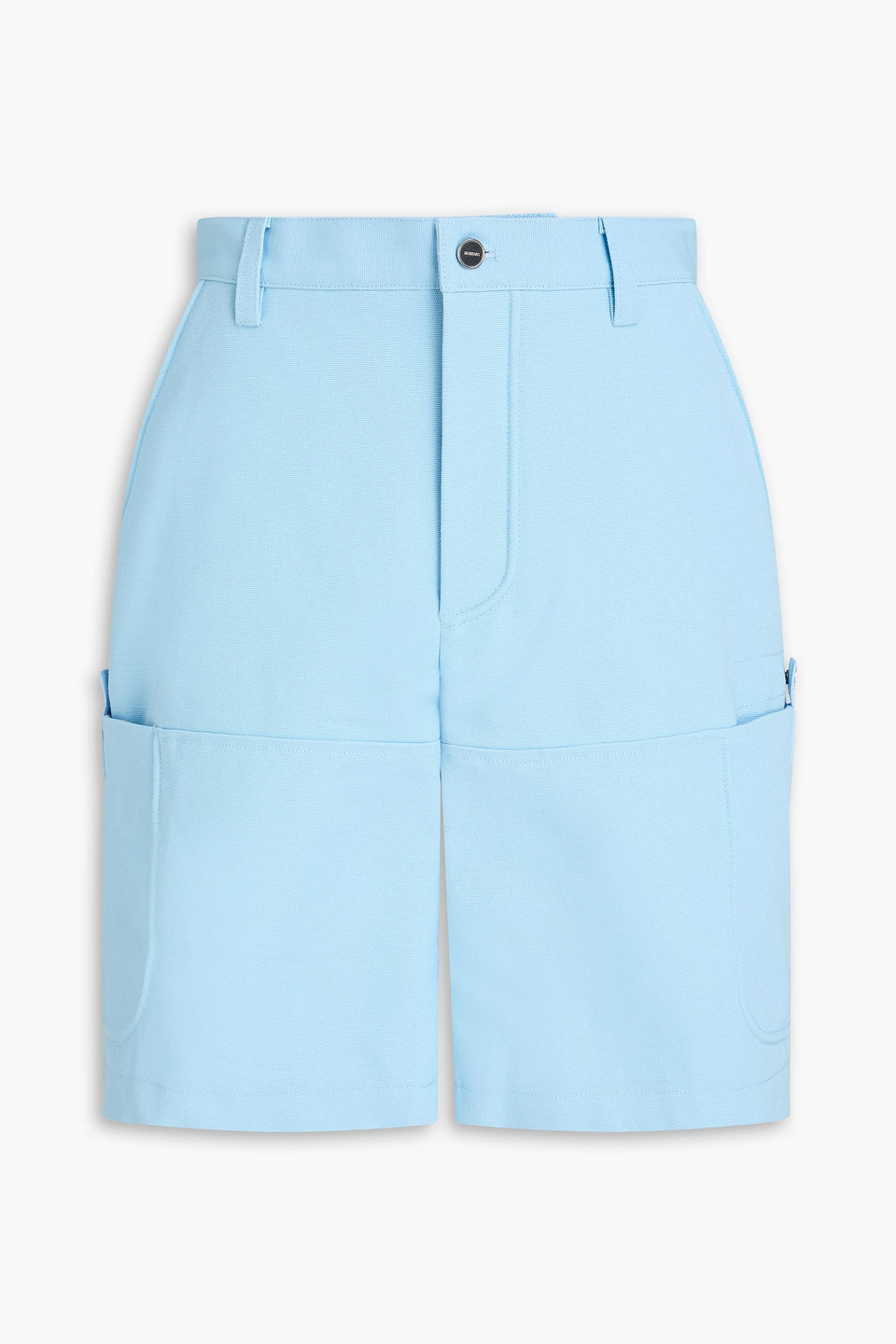 Jacquemus Cotton-canvas Cargo Shorts In Blue