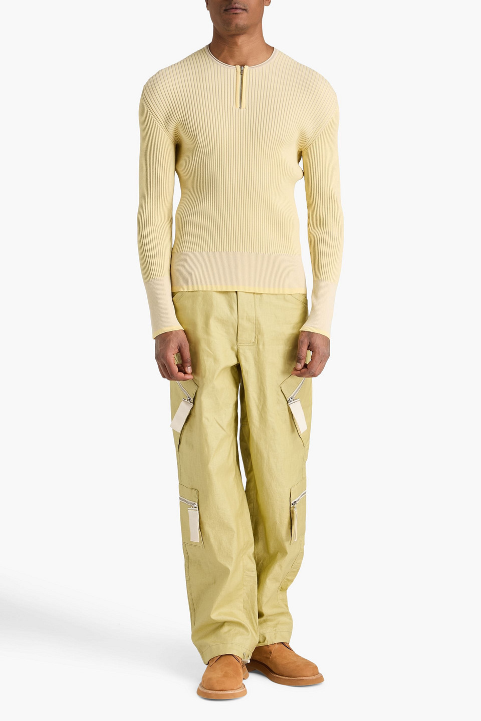  Jacquemus - Ribbed-knit Sweater - Yellow - M 
