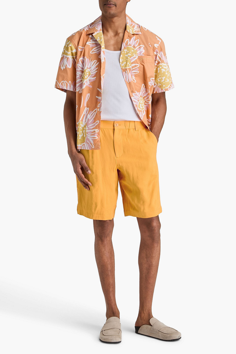 Jacquemus - Chinoshorts Aus Webstoff - Gelb - It 48 