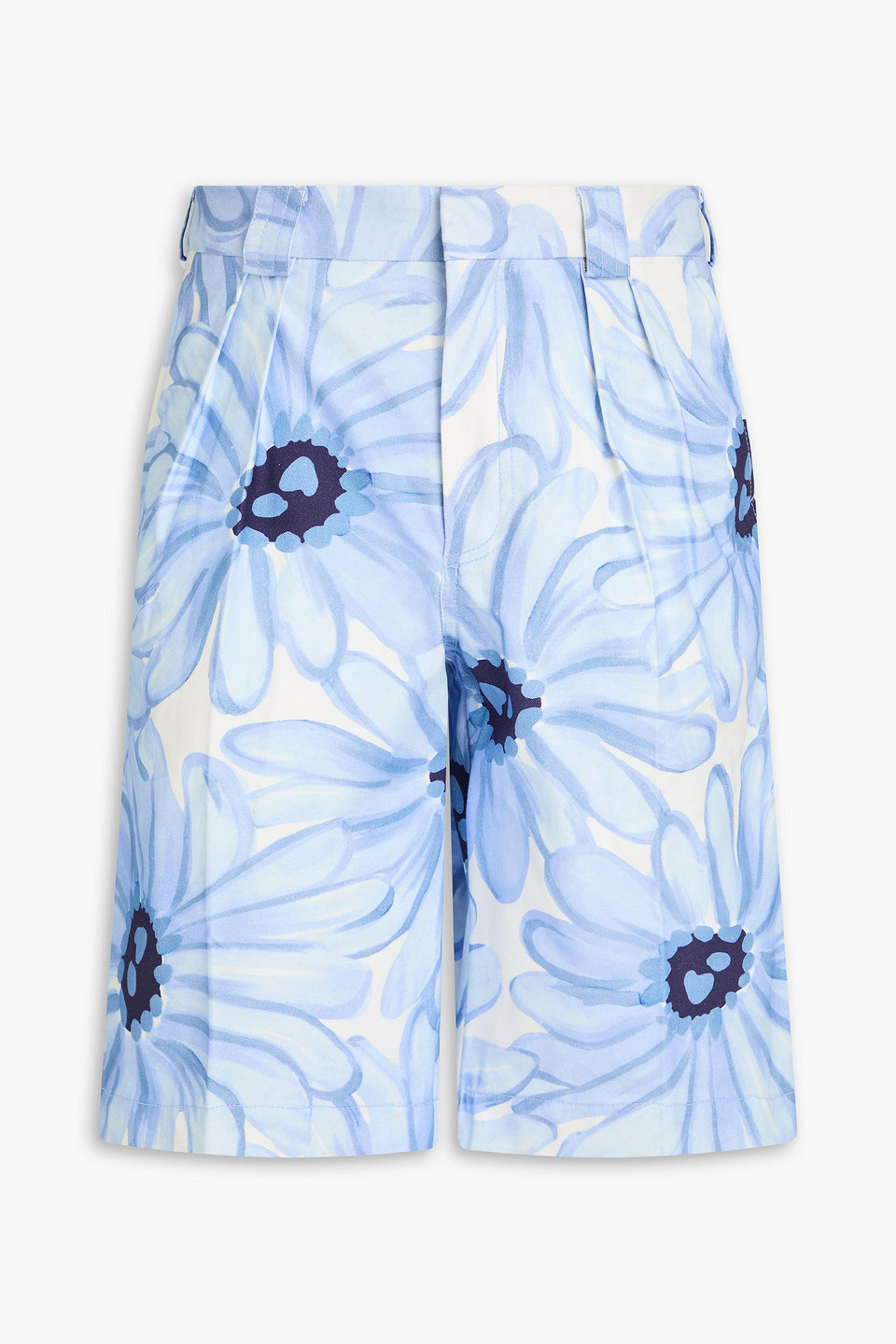 Jacquemus Floral-print Cotton-canvas Shorts In Multi