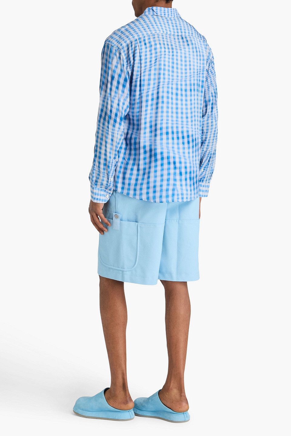  Jacquemus - Bedrucktes Hemd Aus Webstoff - Blau - It 48 