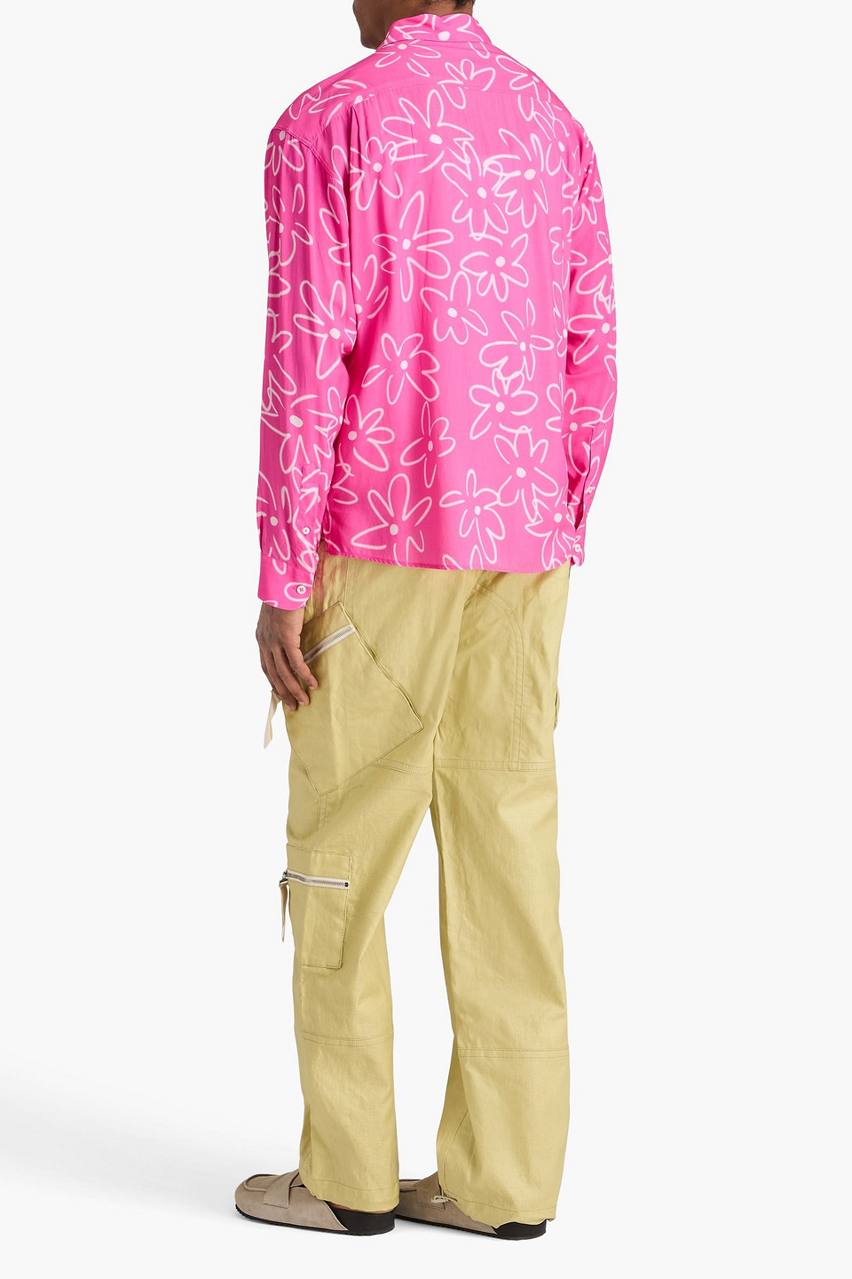  Jacquemus - Hemd Aus Webstoff Mit Floralem Print - Pink - It 46 