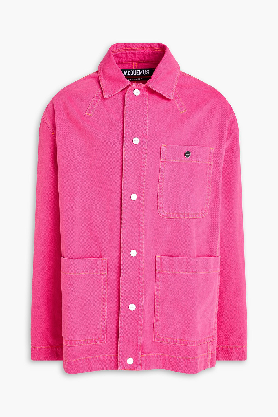 jacquemus - de-nîmes yelo denim jacket - pink - it 52
