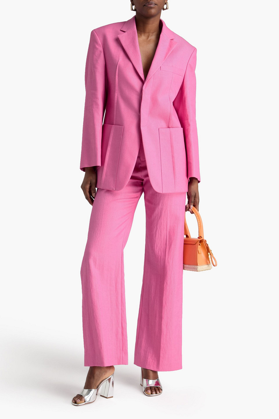  Jacquemus - Blazer Aus Twill - Pink - Fr 32 