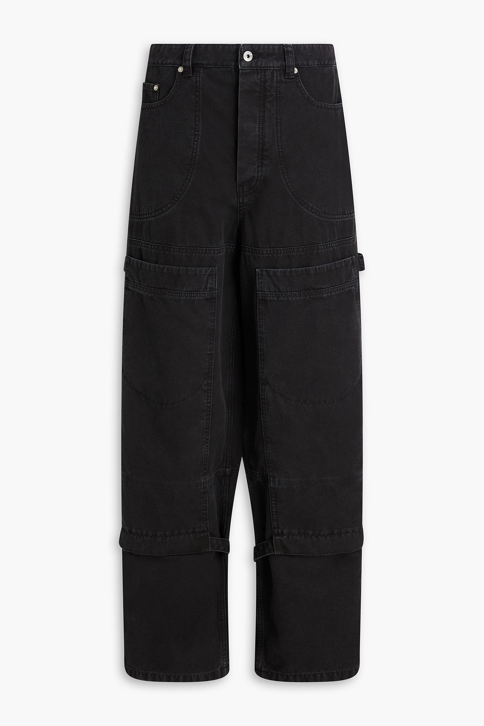off-white - cotton-canvas cargo pants - black - 34