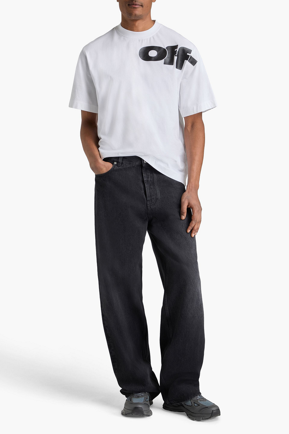  Off-white - Jeans Aus Denim - Schwarz - 34 