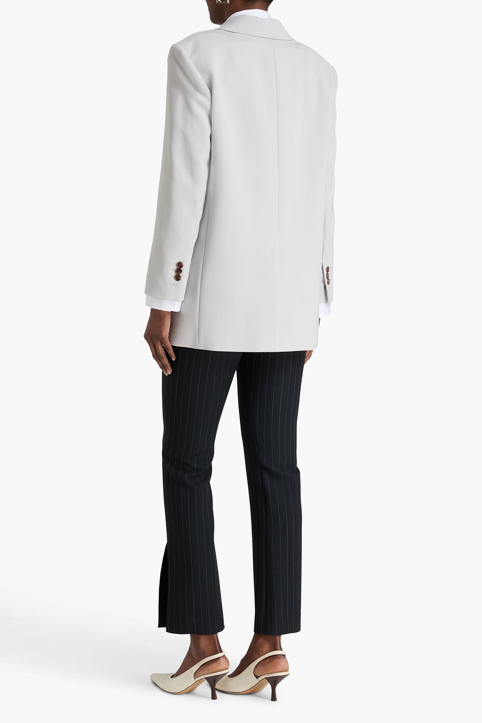  Theory - Blazer Aus Crêpe - Grau - Xs/s 