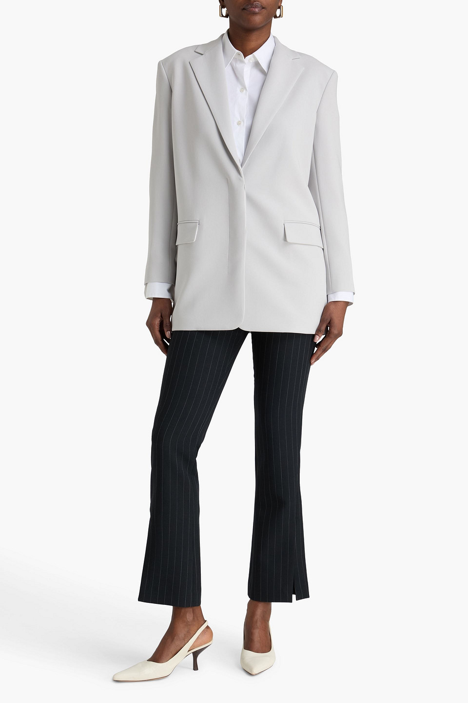  Theory - Blazer Aus Crêpe - Grau - Xs/s 