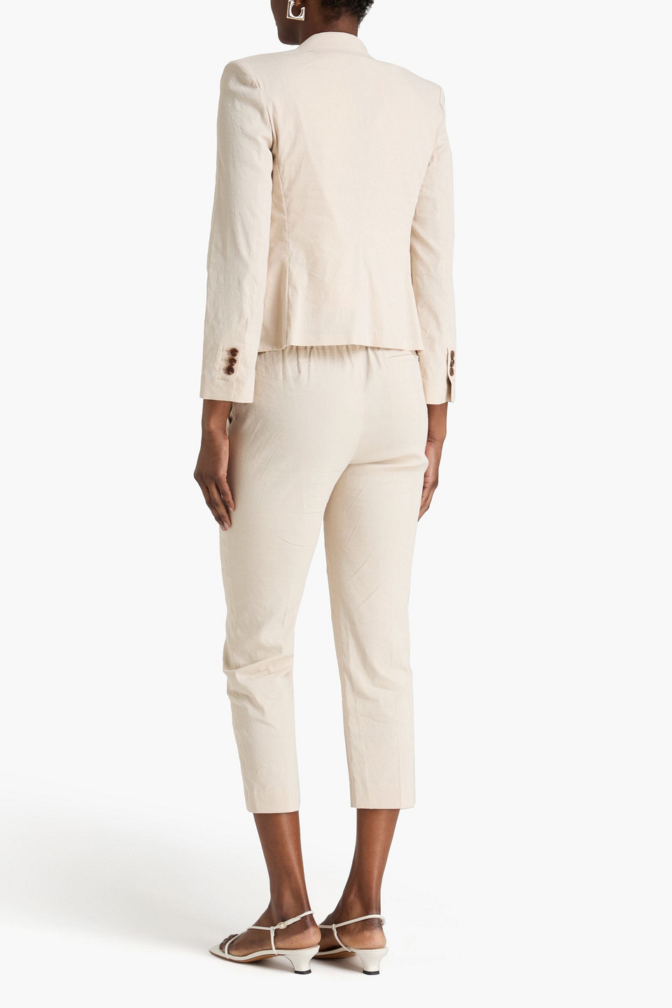  Theory - Blazer Aus Einer Leinenmischung - Neutral - Us 6 