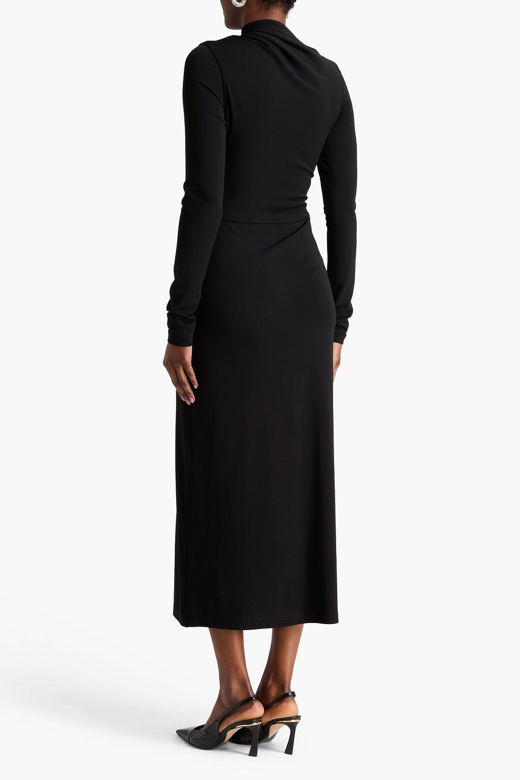 ripped jersey dress THE 'BLAKE' JERSEY DRESS – MISHA main image 1