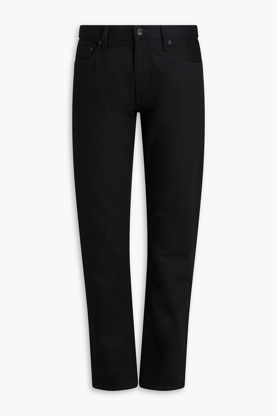 off-white - slim-fit printed denim jeans - black - 32