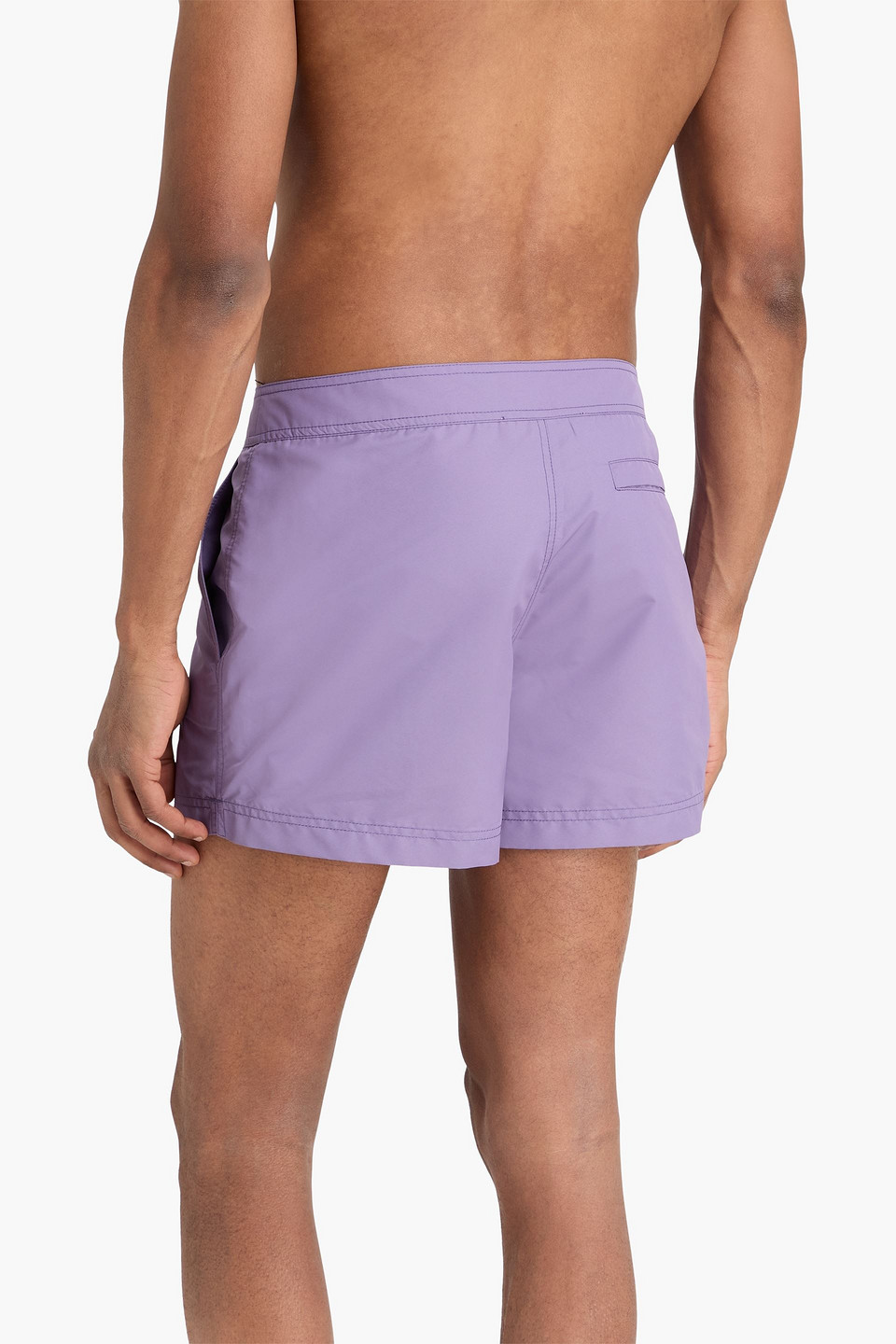  Off-white - Mittellange Badeshorts „off Quote Sunrise“ Mit Print - Lila - M 