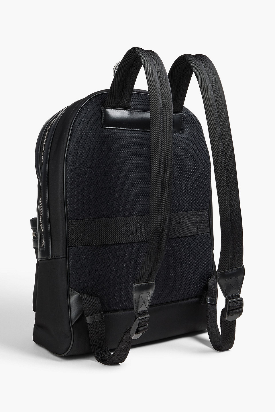 Off-white Core Leather-trimmed Shell Backpack In Black