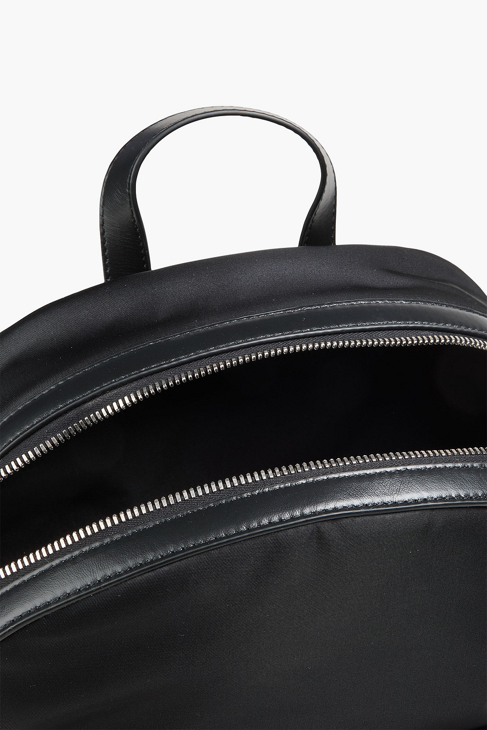 Off-white Core Leather-trimmed Shell Backpack In Black