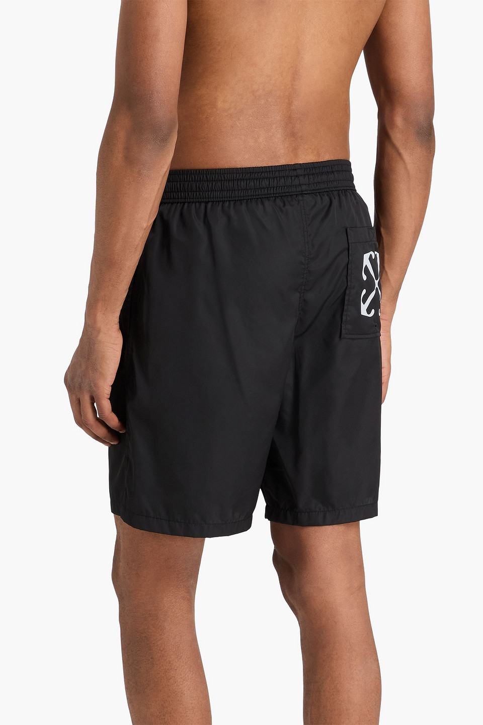  Off-white - Kurze Badeshorts - Schwarz - S 