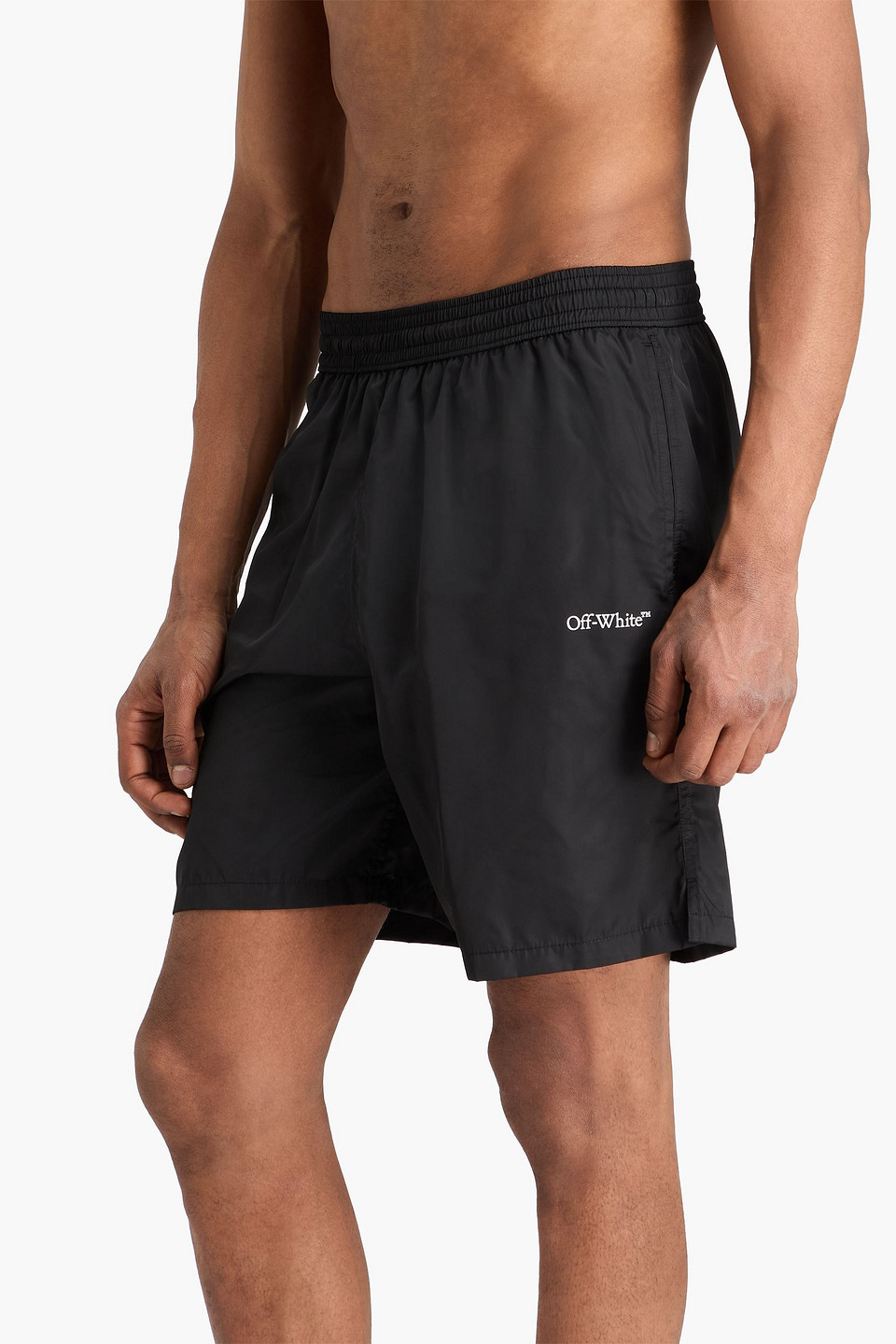  Off-white - Kurze Badeshorts - Schwarz - S 