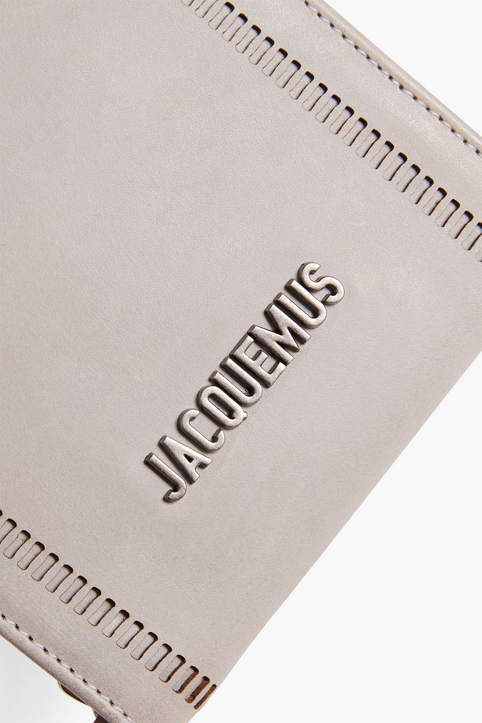  Jacquemus - Le Gadjo Leather Wallet - Gray - Onesize 