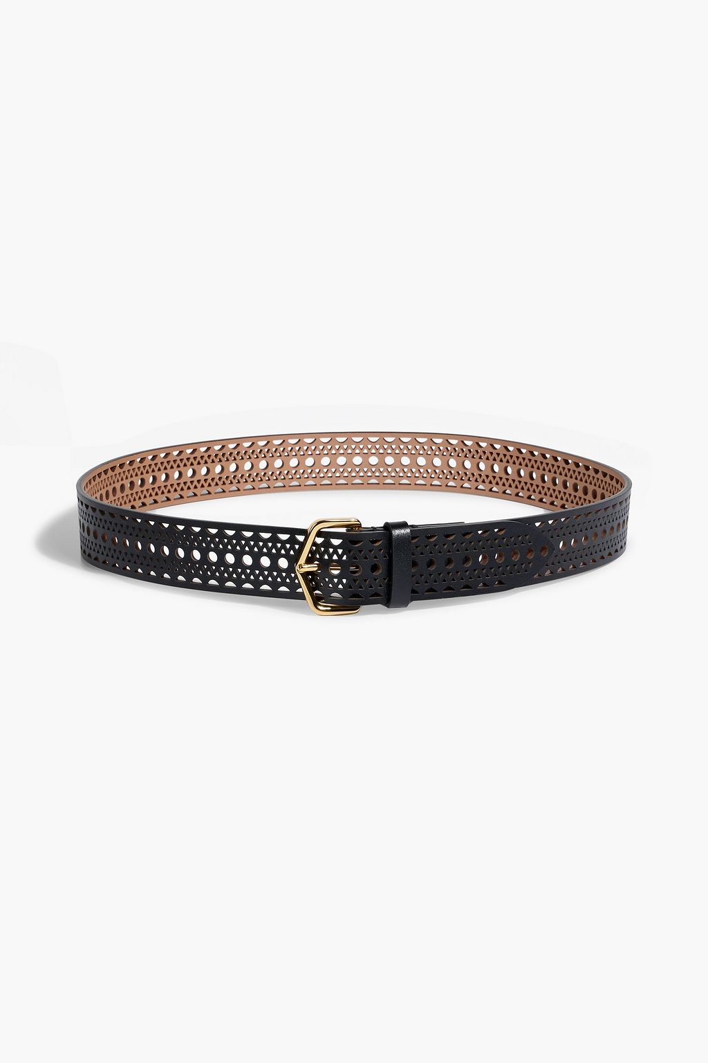 ALAÏA Neo Vienne laser-cut leather belt | THE OUTNET