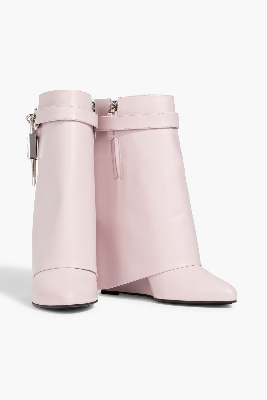 GIVENCHY Shark Lock leather ankle boots | THE OUTNET