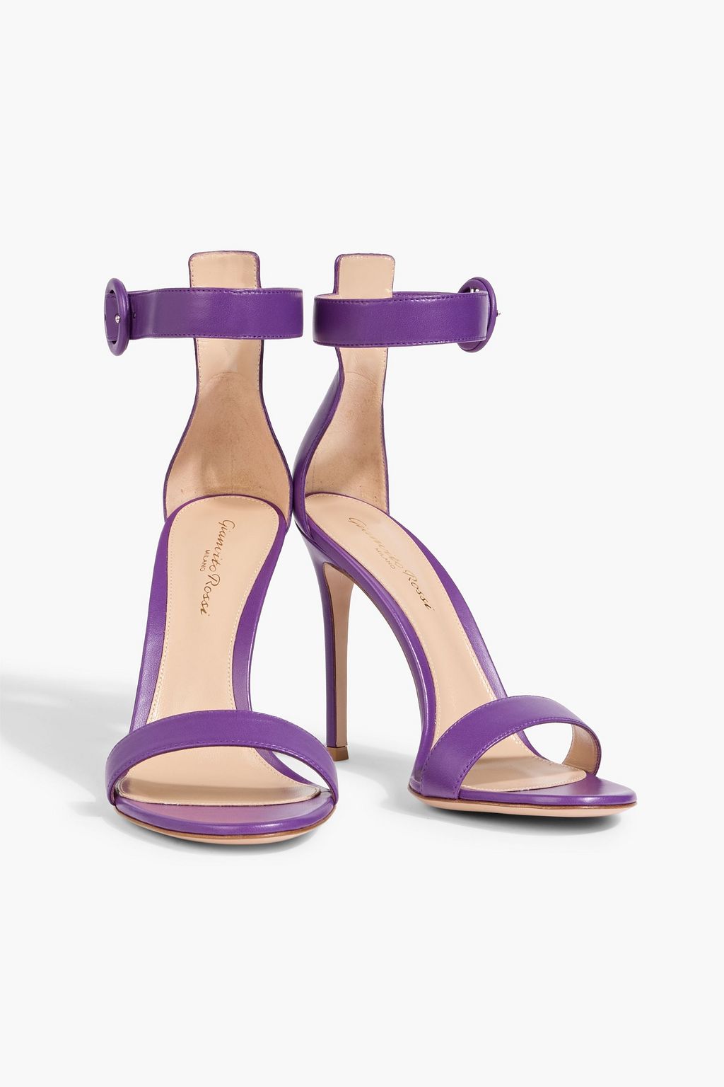 GIANVITO ROSSI Portofino 105 leather sandals | THE OUTNET GIANVITO ROSSI Portofino 105 leather sandals | THE OUTNET
