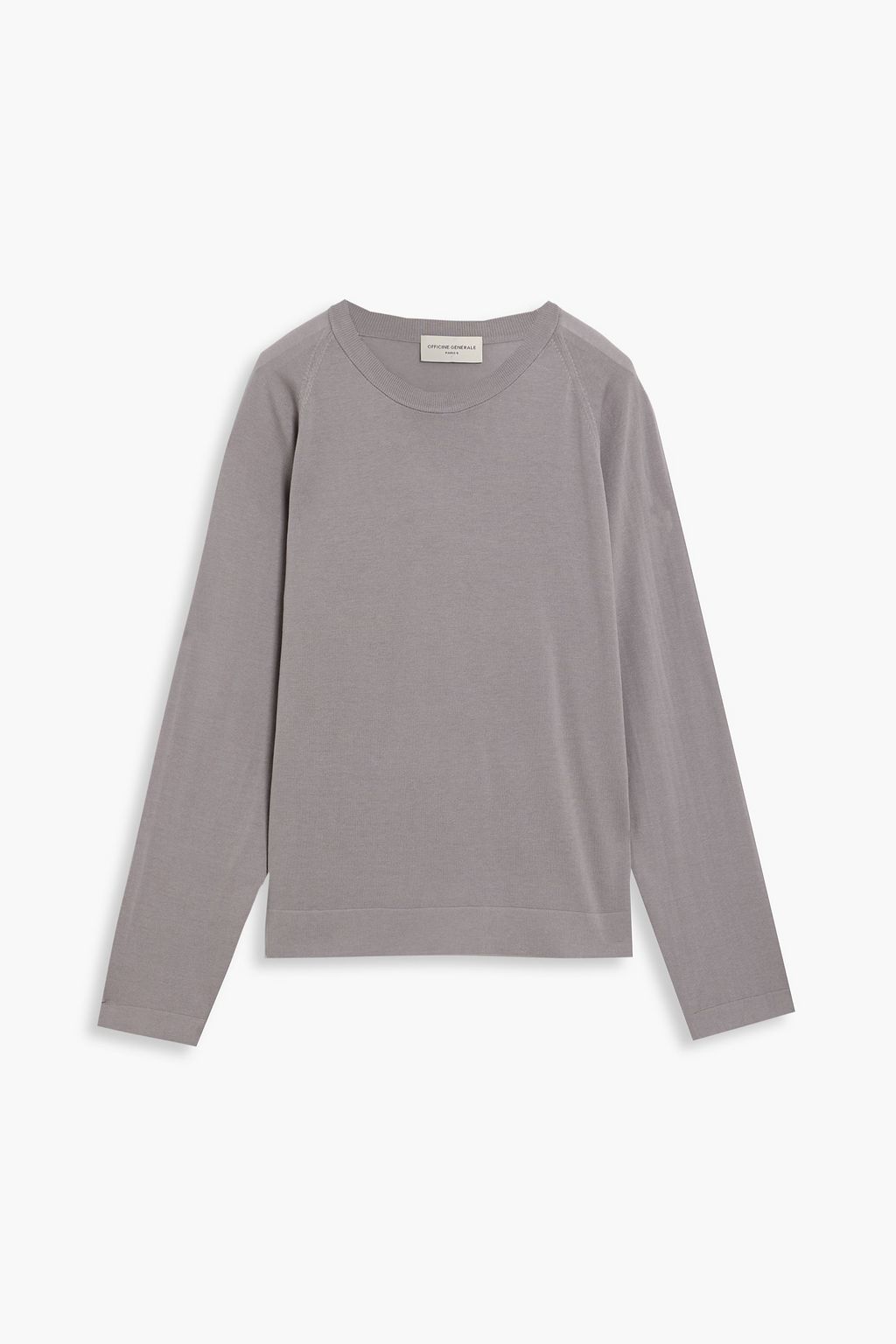 OFFICINE GÉNÉRALE Nate Lyocell and cotton-blend sweater | THE OUTNET