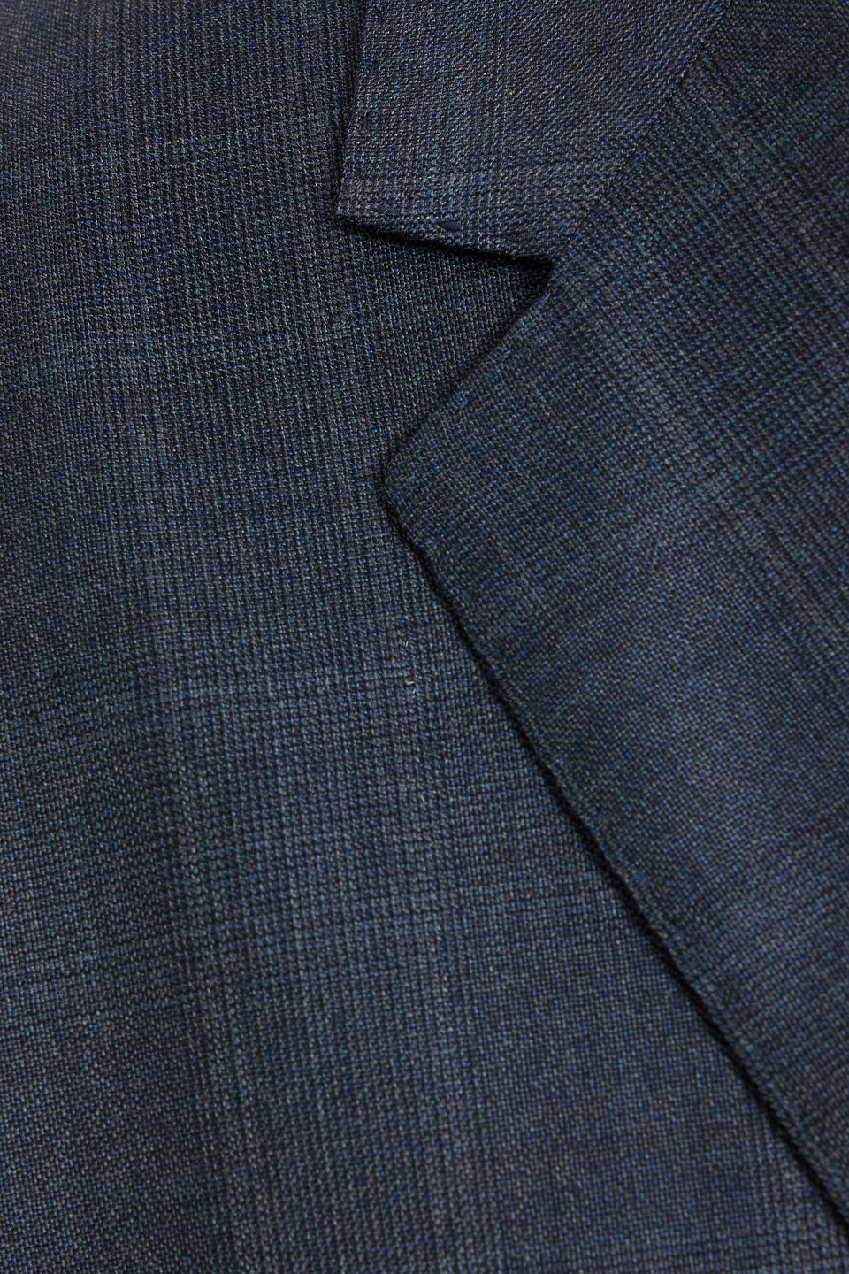 Dunhill Checked Wool Blazer In Blue