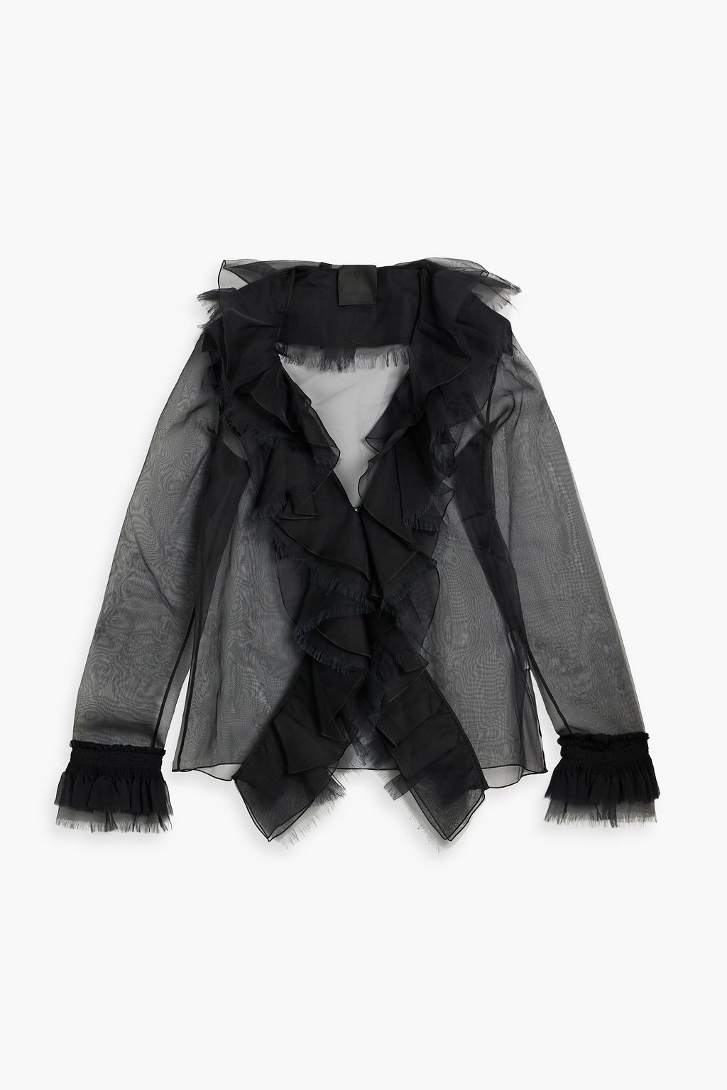 トップス GIVENCHY Vintage ruffle shirt GIVENCHY Ruffled silk-organza blouse | THE OUTNET