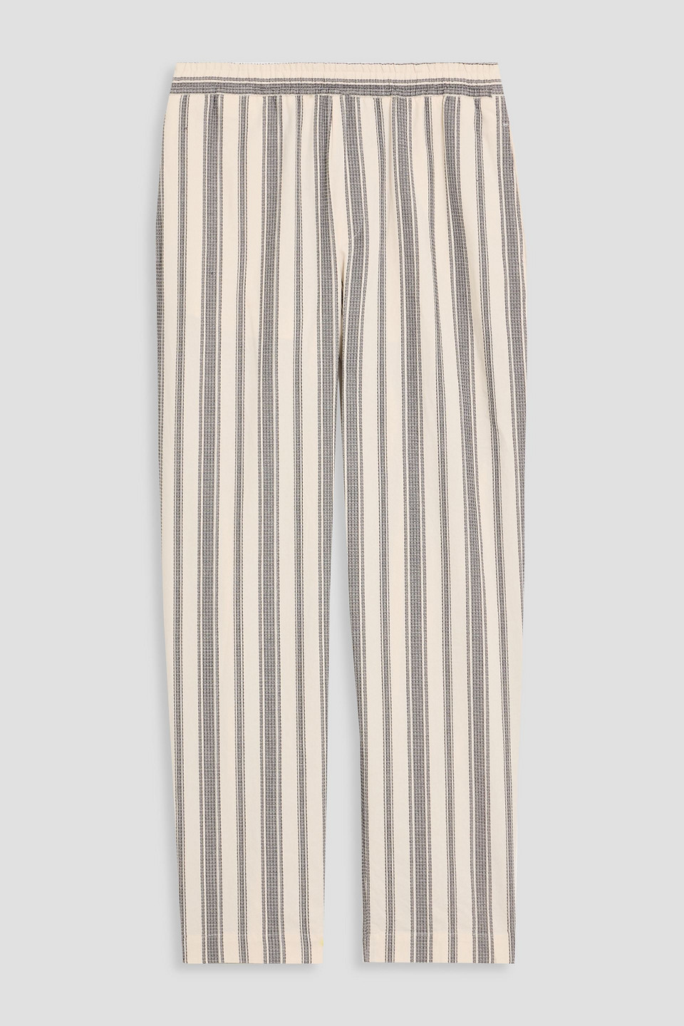 officine générale - walter striped cotton pants - white - it 46