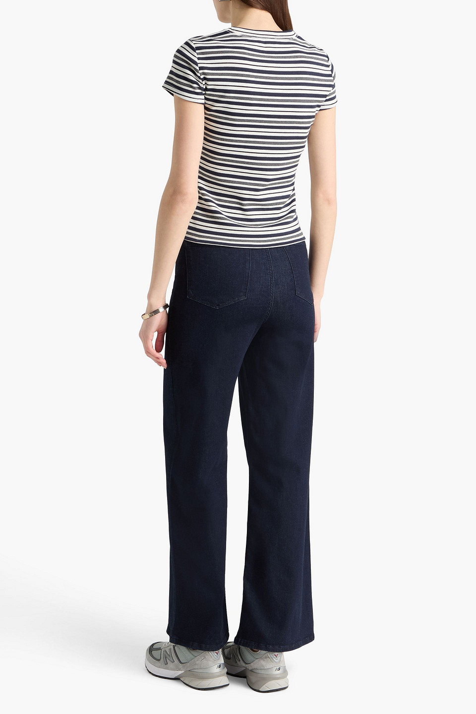  Rag & Bone - Hoch Sitzende Schlagjeans „serena“ - Blau - Xs 