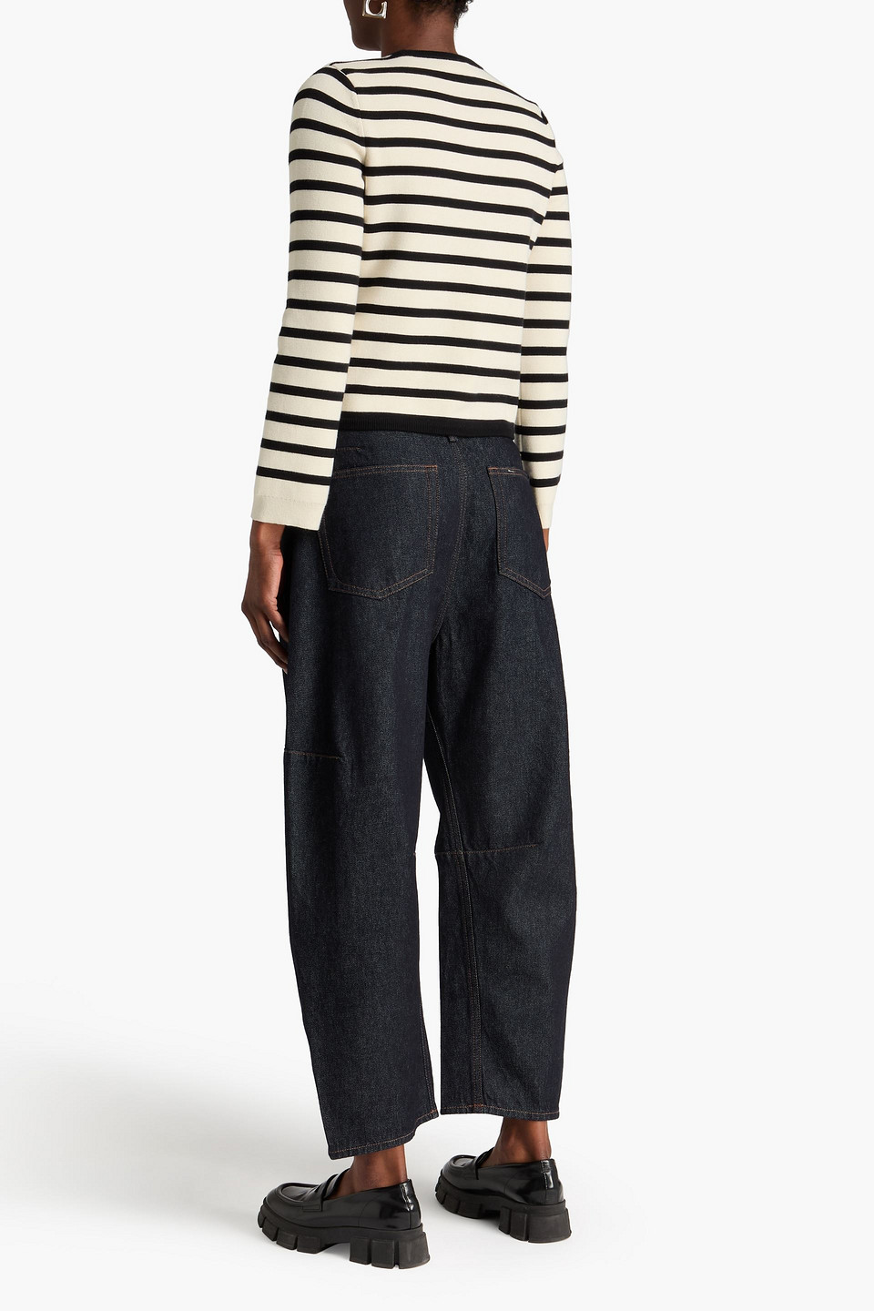  Rag & Bone - Hoch Sitzende Barrel-jeans „charlie Ankle“ - Blau - 23 