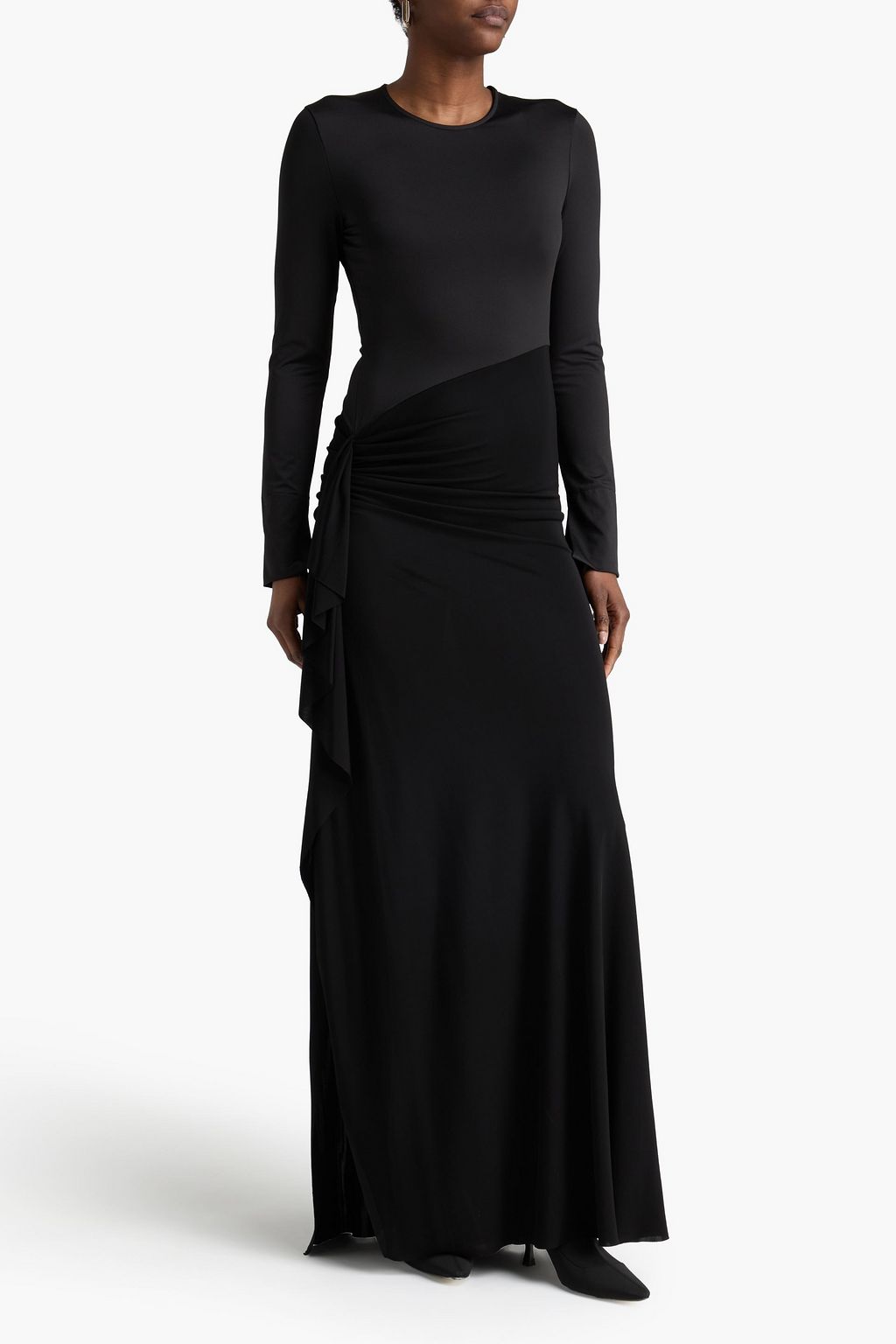 printed mesh jersey midi dress Alexa - Printed Mesh Jersey Midi Dress