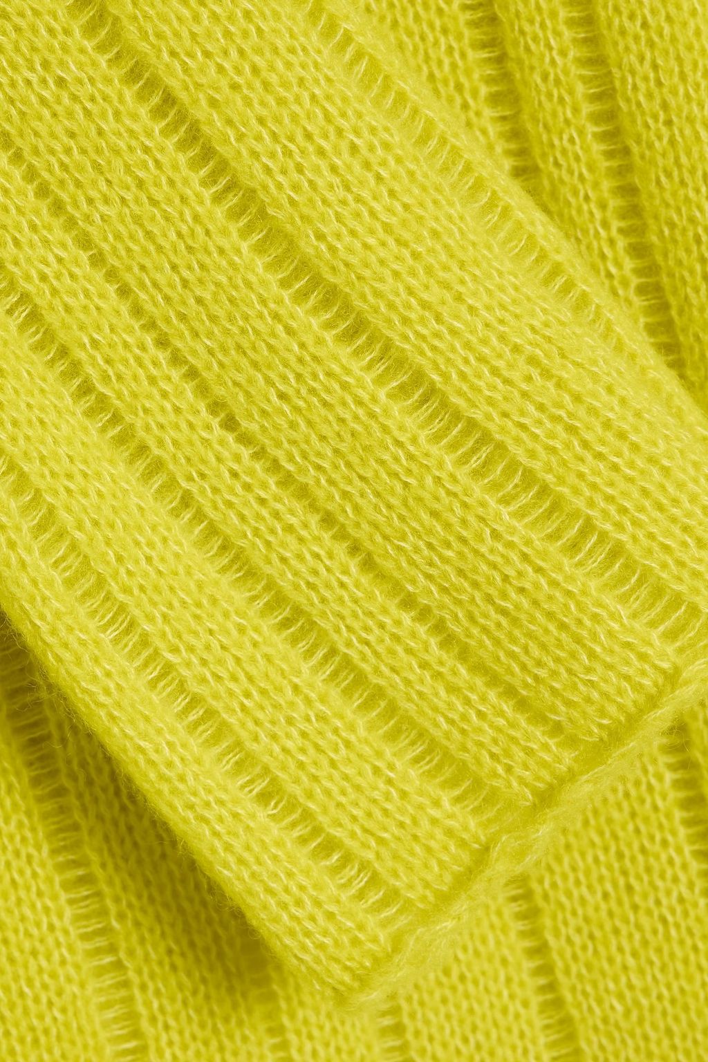 THE ELDER STATESMAN Drop Needle ribbed cashmere and cotton-blend