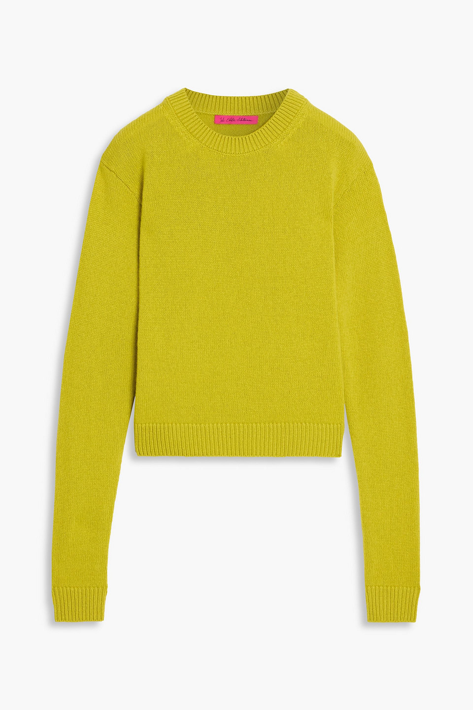 The Elder Statesman Cashmere Sweater In Green