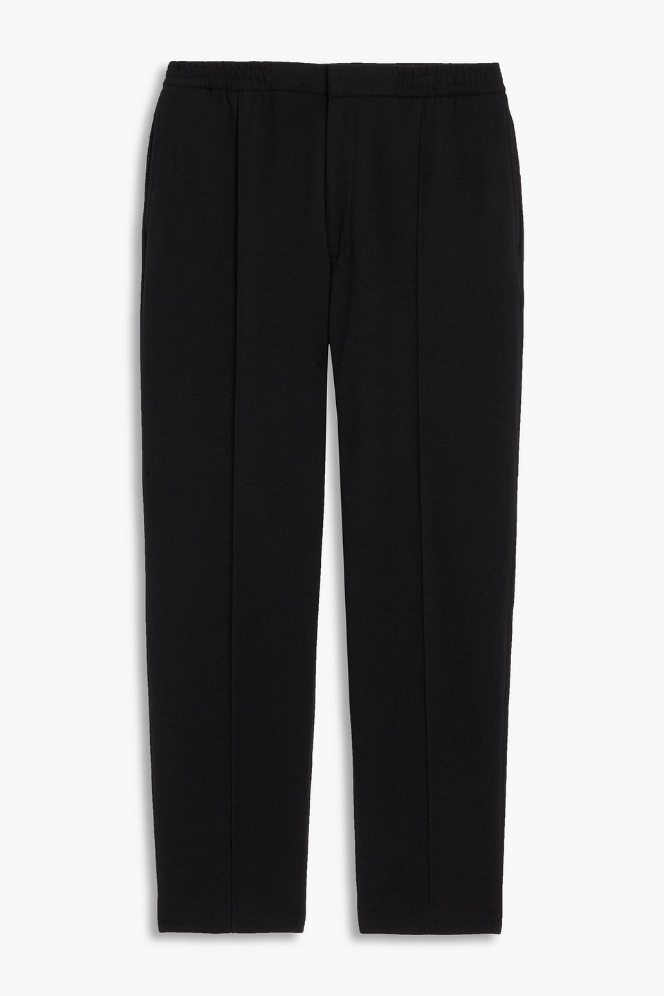 officine générale - tapered knitted pants - black - it 50