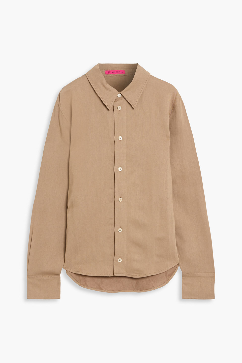 The Elder Statesman Easy Twill Shirt In Brown