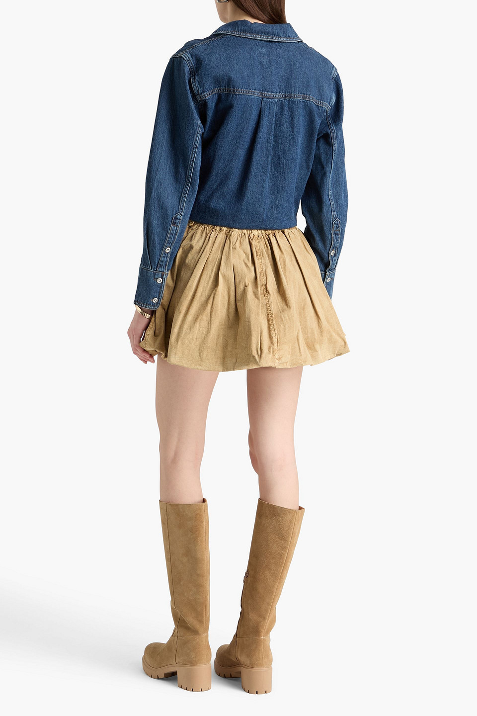  Rag & Bone - Bluse „channing“ Aus Denim - Blau - Xs 