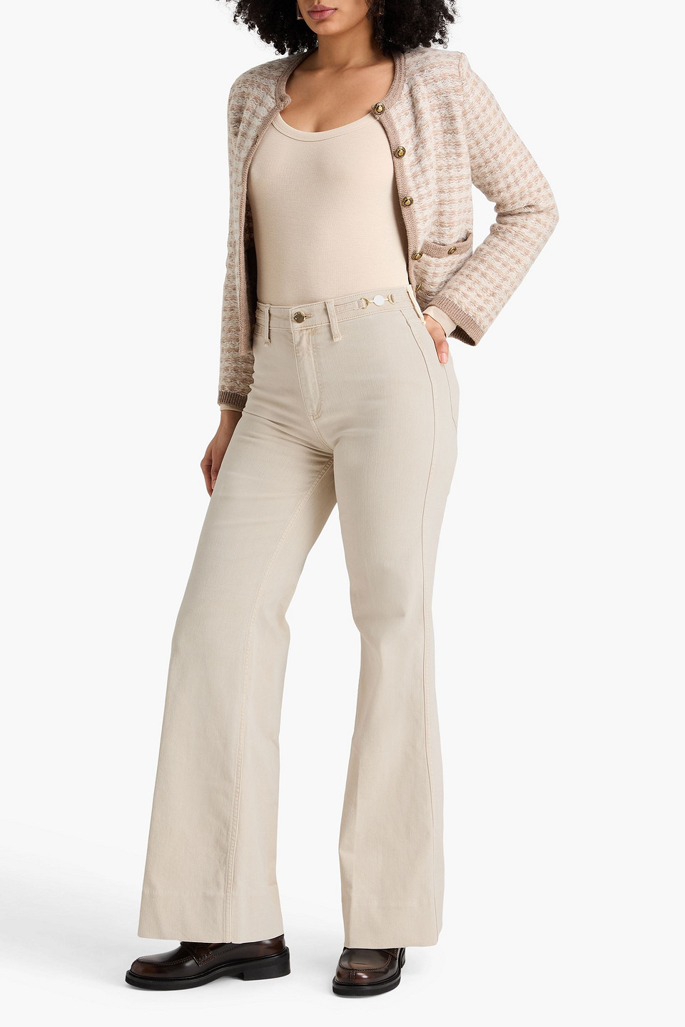  Rag & Bone - Hoch Sitzende Schlagjeans „skylar“ - Weiß - 23 