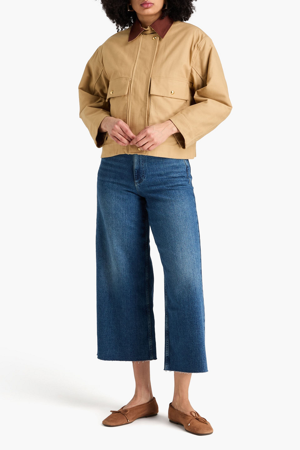  Rag & Bone - Nonie Cotton-canvas Jacket - Neutral - S 