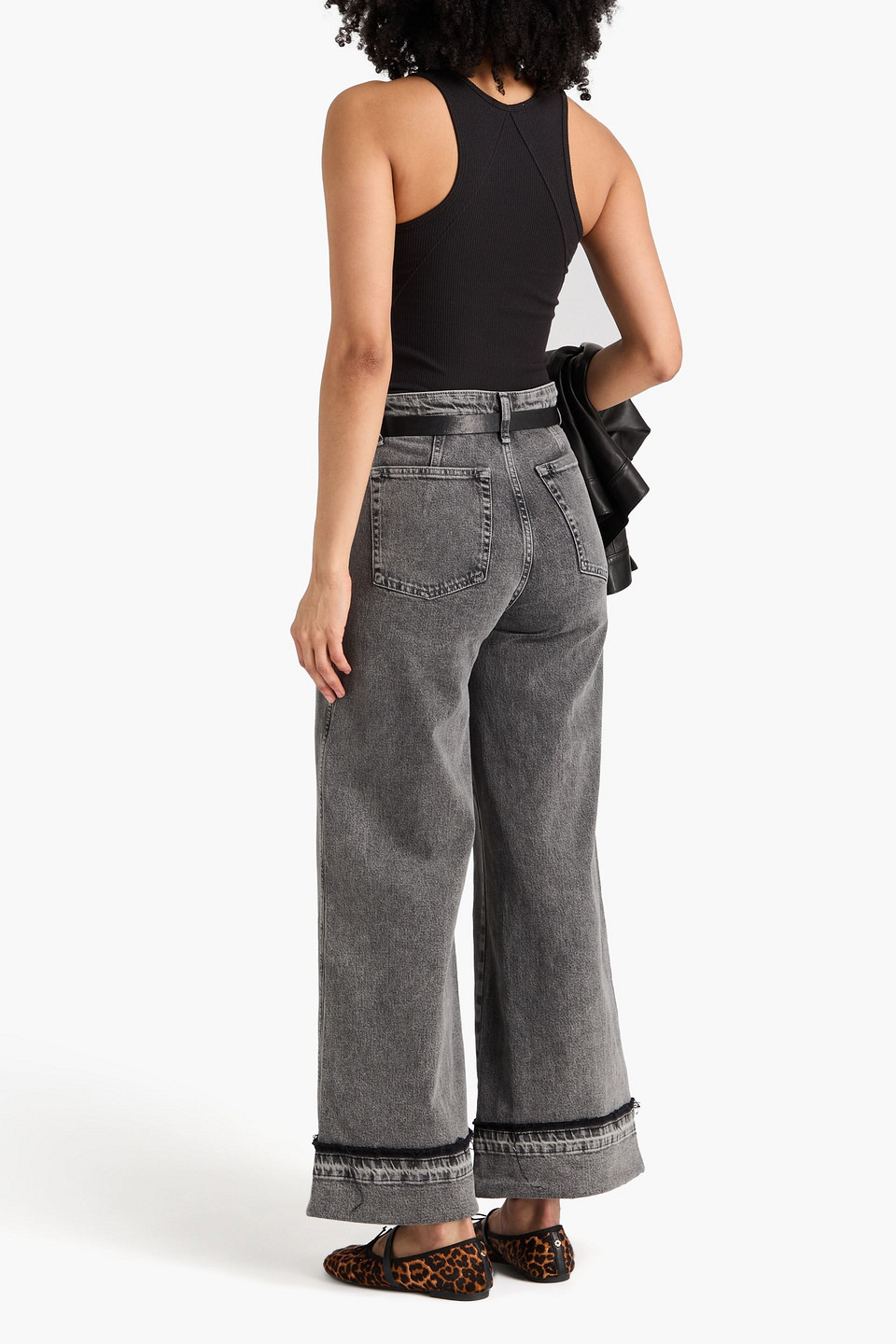  Rag & Bone - Tanktop „essential“ Aus Jersey Aus Einer Gerippten Pima-baumwollmischung - Schwarz - Xxs 