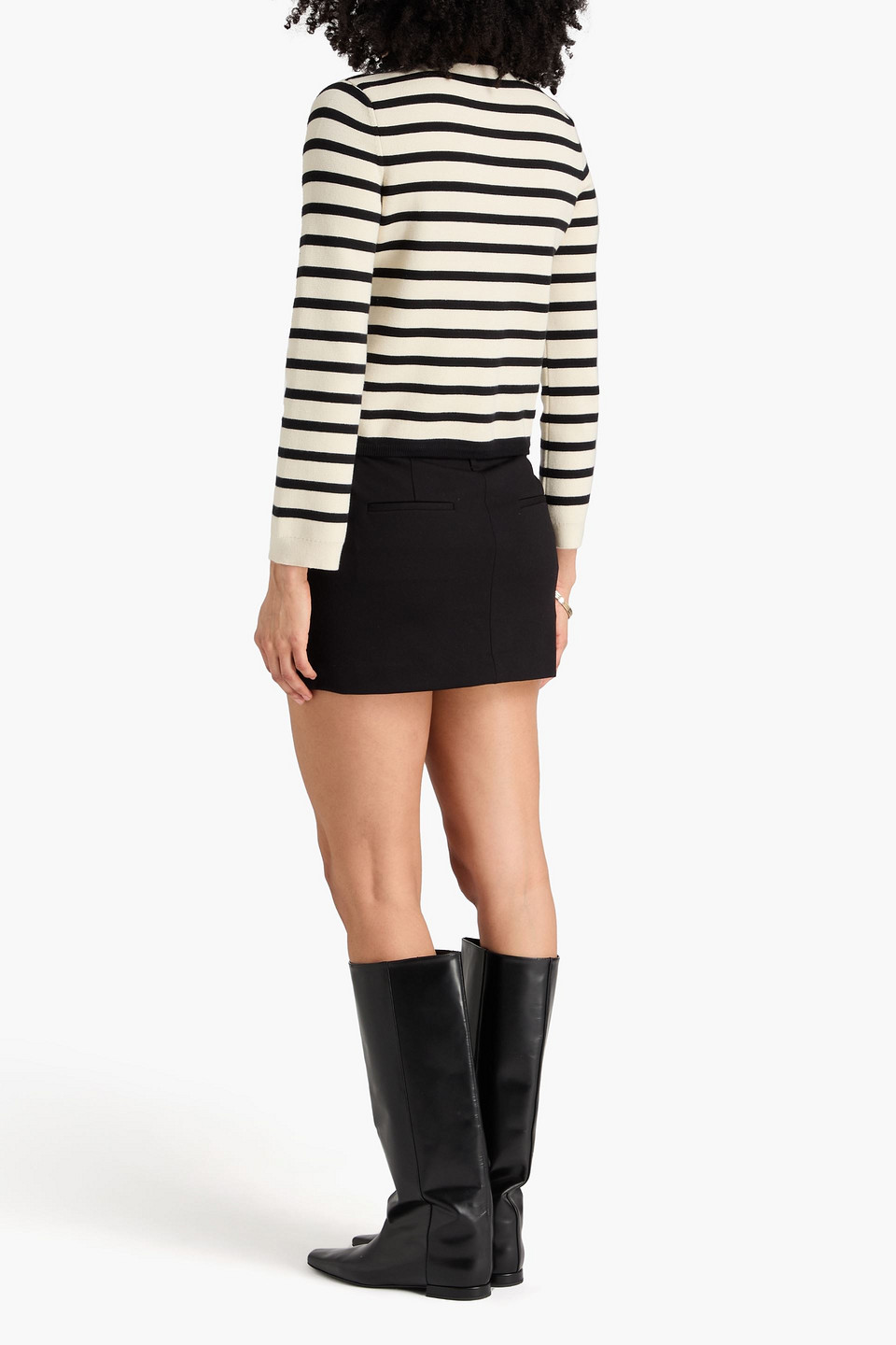  Rag & Bone - Minirock „irina“ Aus Ponte - Schwarz - Us 6 