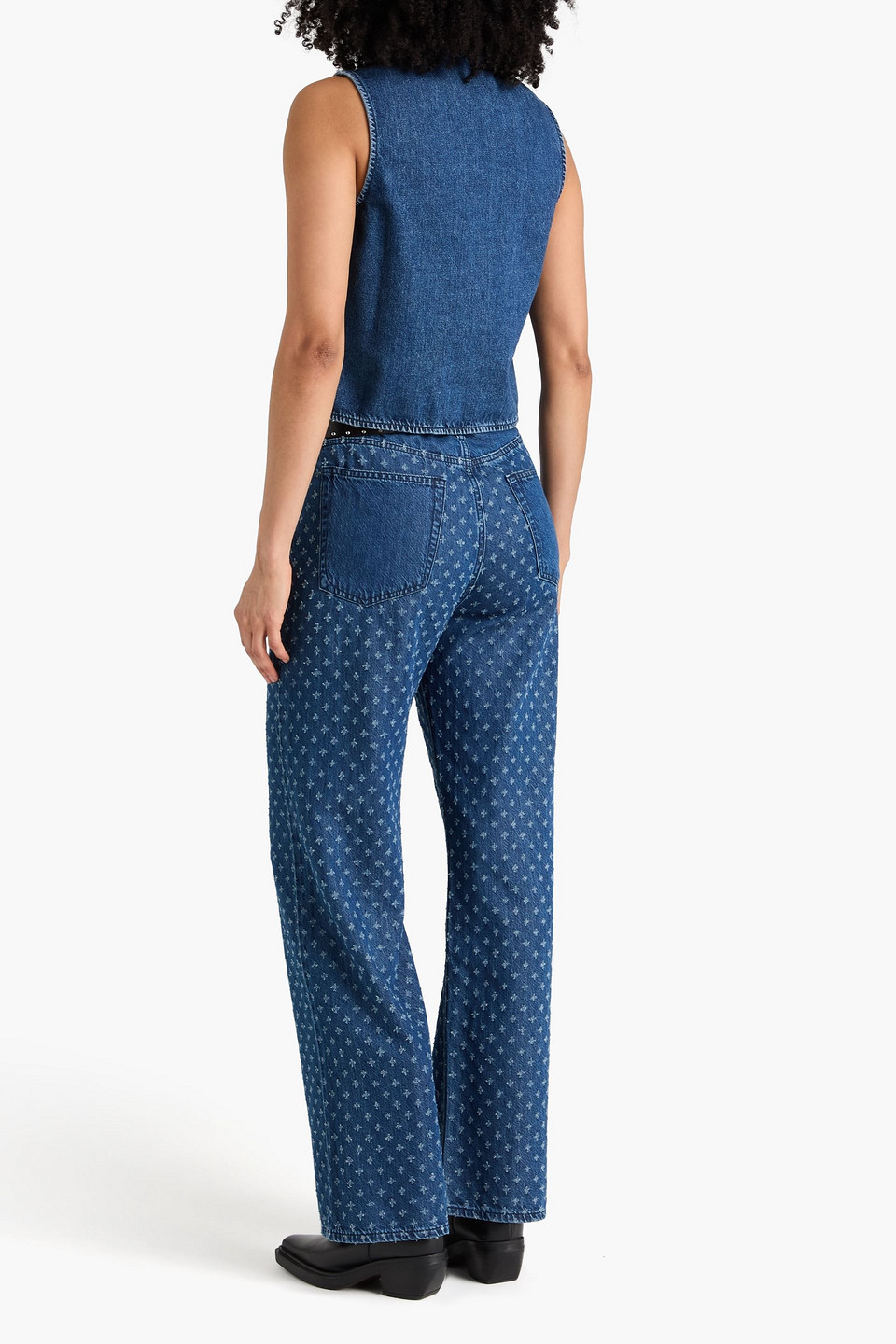  Rag & Bone - Tamar Denim Vest - Blue - Xxs 