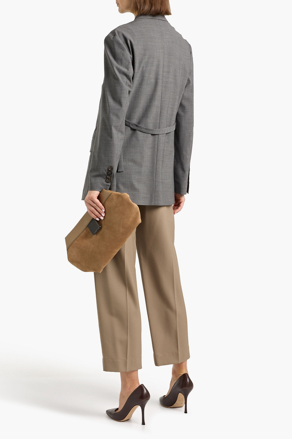 Brunello Cucinelli - Wool-blend Blazer - Gray - It 40 